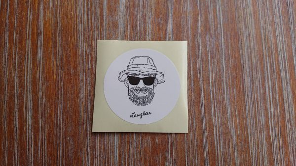 ラフターステッカー