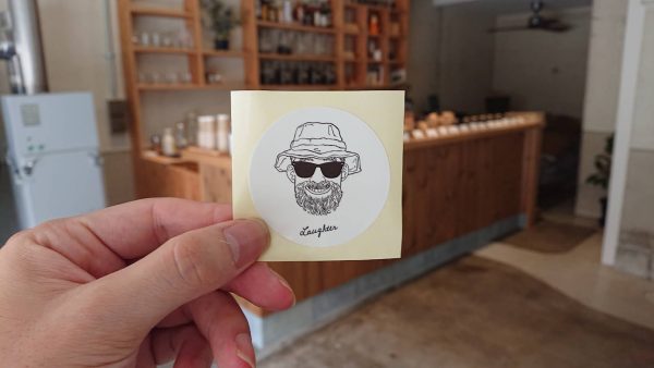 ラフターステッカー